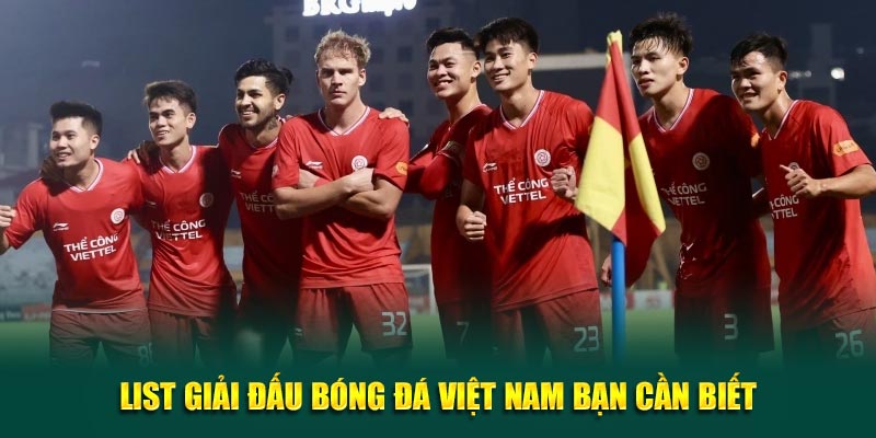 List giải đấu bóng đá Việt Nam bạn cần biết